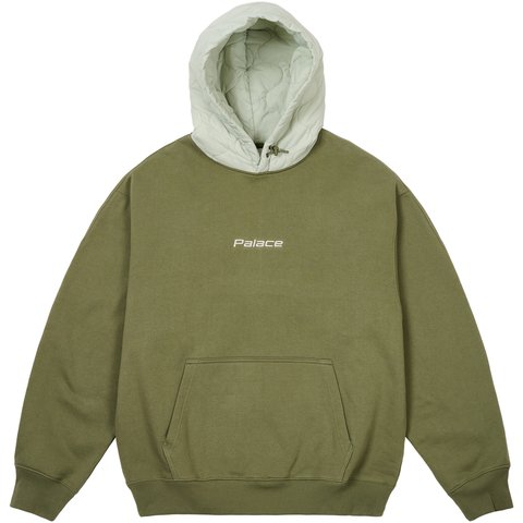 Palace BAFFLED FONT HOOD THE DEEP GREEN - $178.00