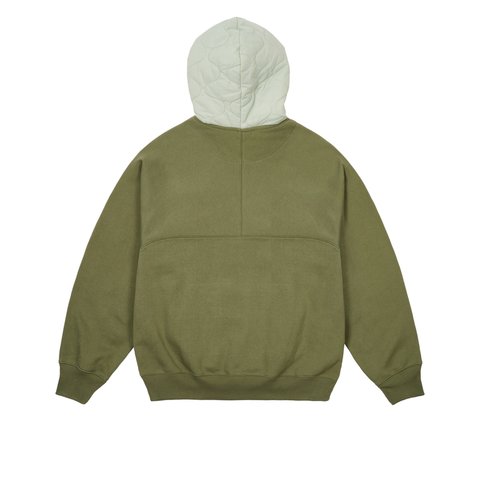 Palace BAFFLED FONT HOOD THE DEEP GREEN - Colorway