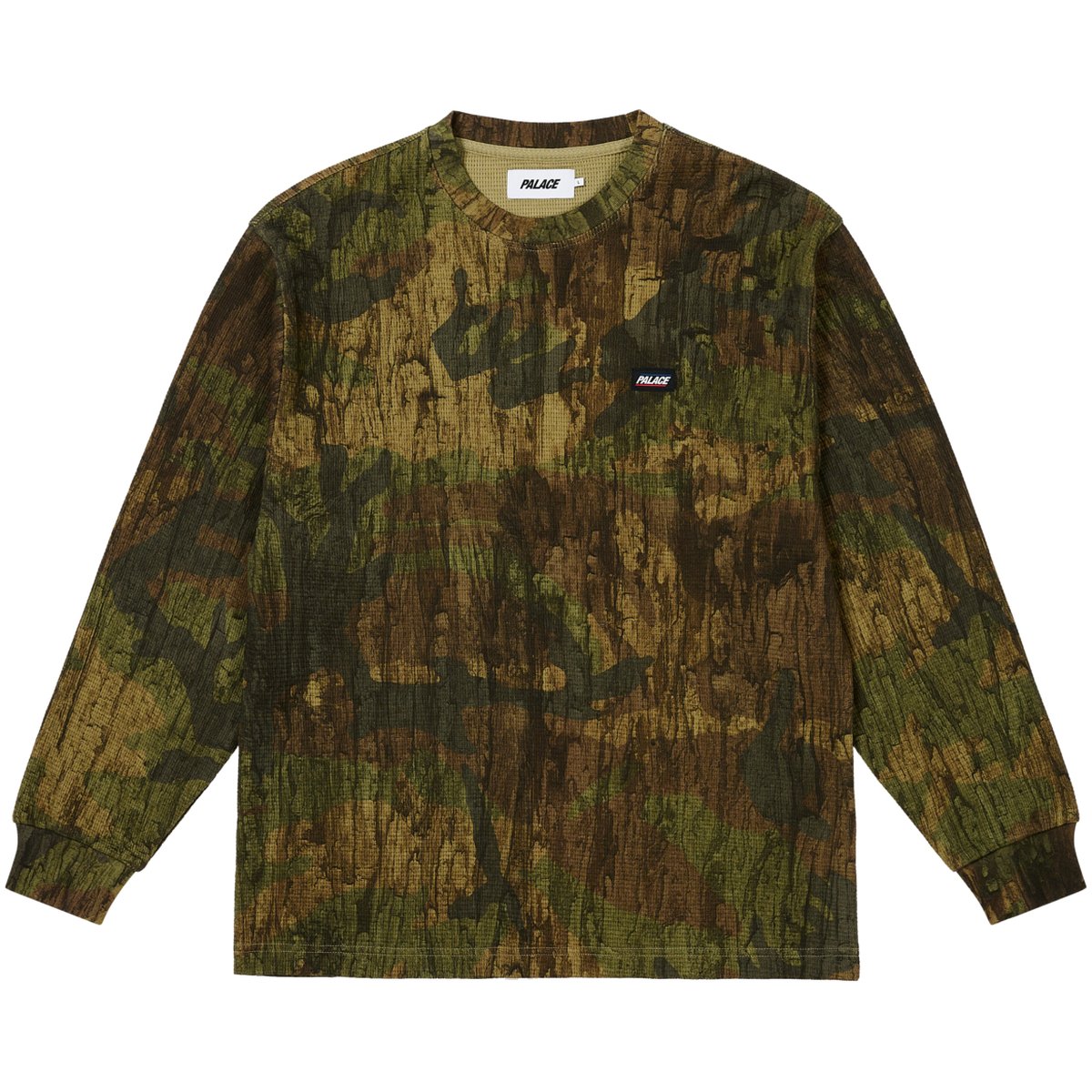 BASICALLY A THERMAL LONGSLEEVE FOREST PRINT