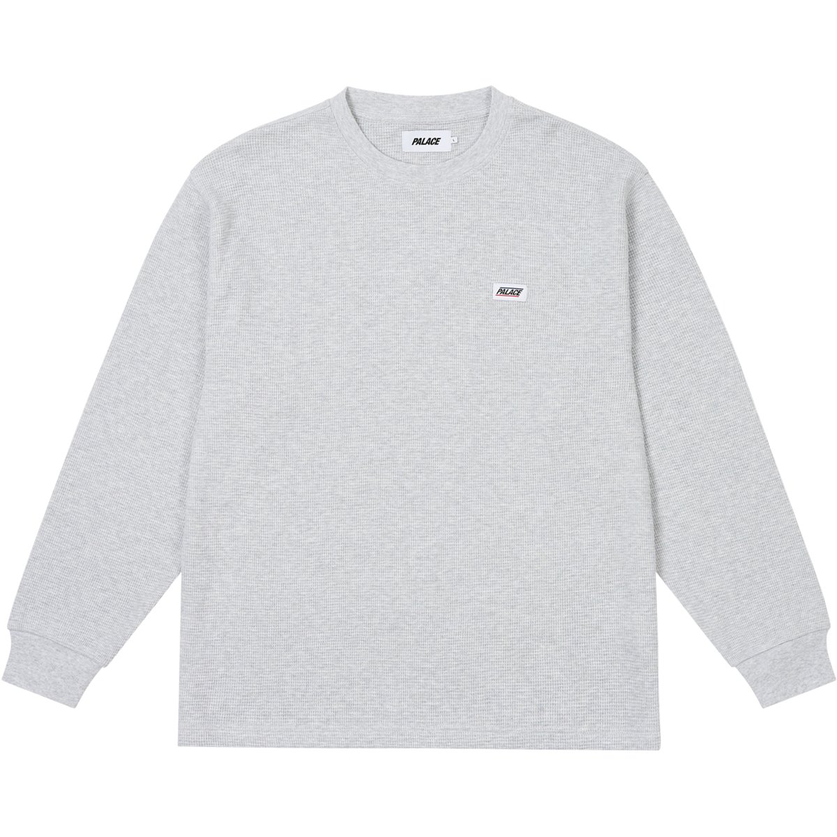 BASICALLY A THERMAL LONGSLEEVE GREY MARL