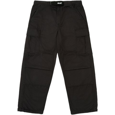 Palace BELTER CARGO TROUSER BLACK - $158.00