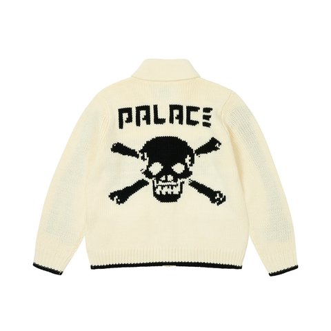 Palace BONES COWICHAN KNIT SOFT WHITE - Colorway