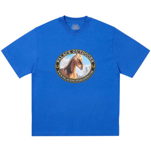 Palace EQUESTRIAN T-SHIRT BLUE BERRY - €48.00