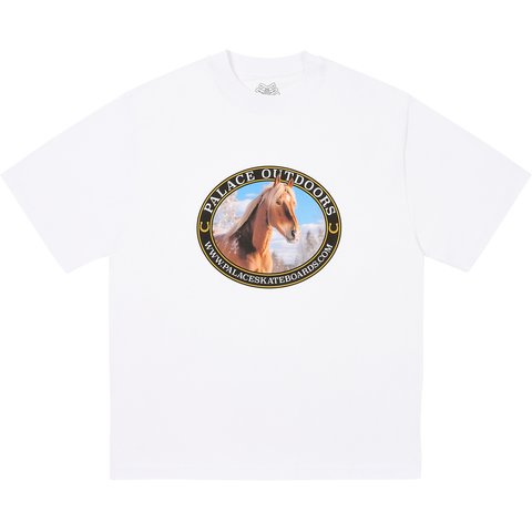 Palace EQUESTRIAN T-SHIRT WHITE - €48.00