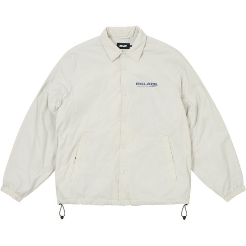 Palace FLEECE LINED COACH JACKET CONCRETE GREY - $198.00