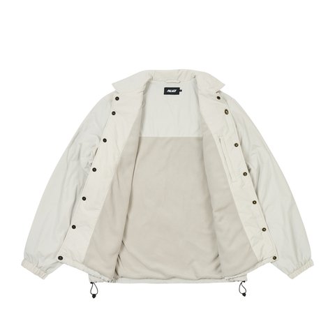 Palace FLEECE LINED COACH JACKET CONCRETE GREY - Colorway