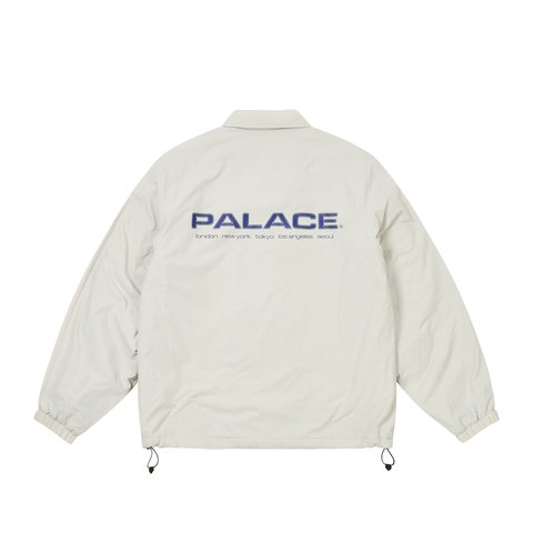 Palace FLEECE LINED COACH JACKET CONCRETE GREY - Colorway