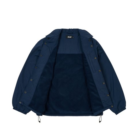 Palace FLEECE LINED COACH JACKET NAVY - Colorway