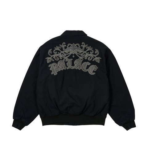 Palace FLORAL CANVAS BOMBER JACKET BLACK - Colorway