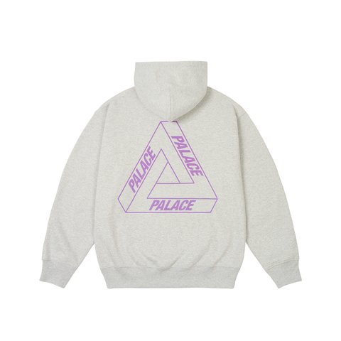 Palace GLOW TRI-FERG HOOD GREY MARL - Colorway