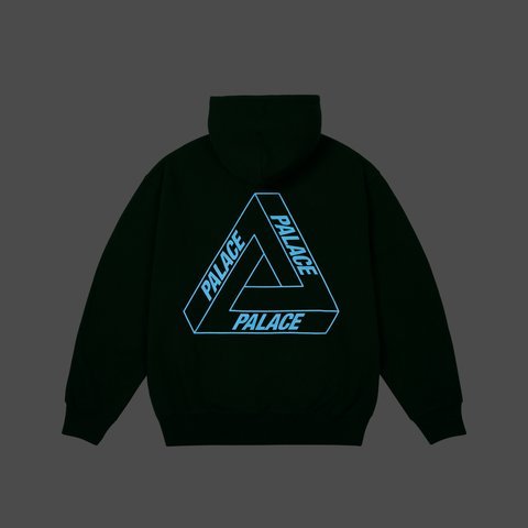 Palace GLOW TRI-FERG HOOD RACEY GREEN - Colorway