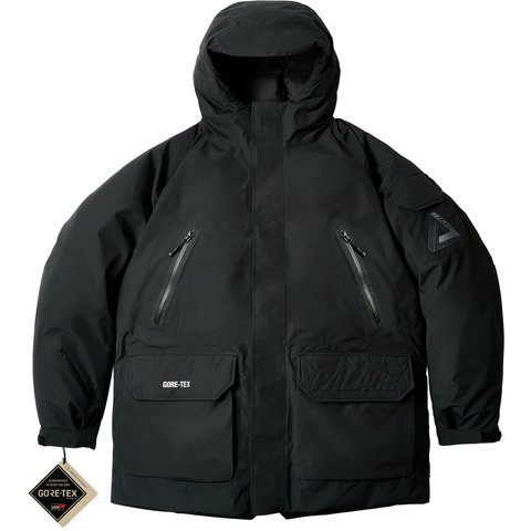 Palace GORE-TEX CARGO DOWN PARKA BLACK - $708.00