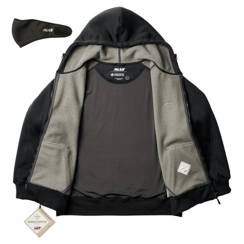 Palace GORE-TEX WINDSTOPPER BONDED JACKET BLACK - Colorway