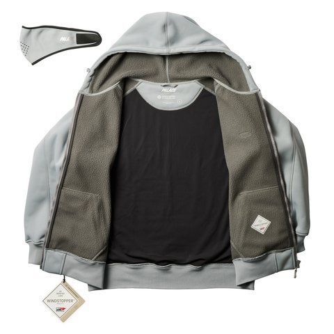Palace GORE-TEX WINDSTOPPER BONDED JACKET CONCRETE GREY - Colorway