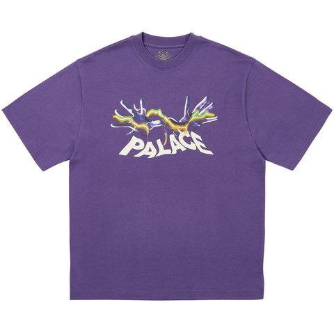 Palace HANDS ON T-SHIRT PURP - $48.00