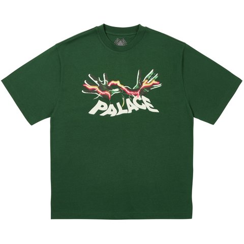 Palace HANDS ON T-SHIRT RACEY GREEN - $48.00