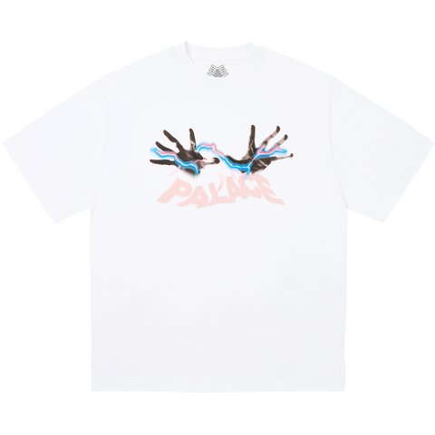 Palace HANDS ON T-SHIRT WHITE - $48.00