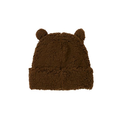 Palace LOVE PALACE FUZZY EARS BEANIE BROWN - Colorway