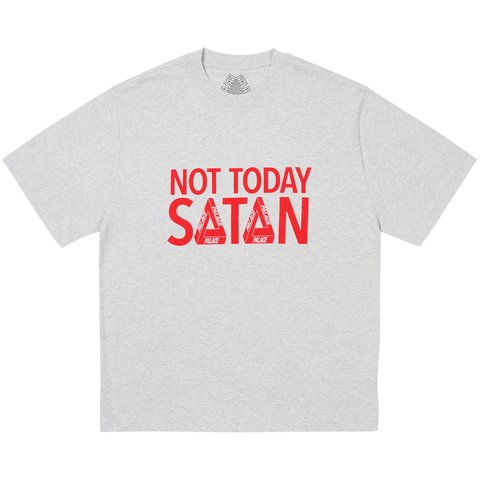 Palace NICHT TODAY T-SHIRT GREY MARL - $48.00