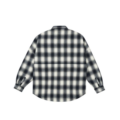 Palace OMBRE FLANNEL SHIRT NAVY - Colorway