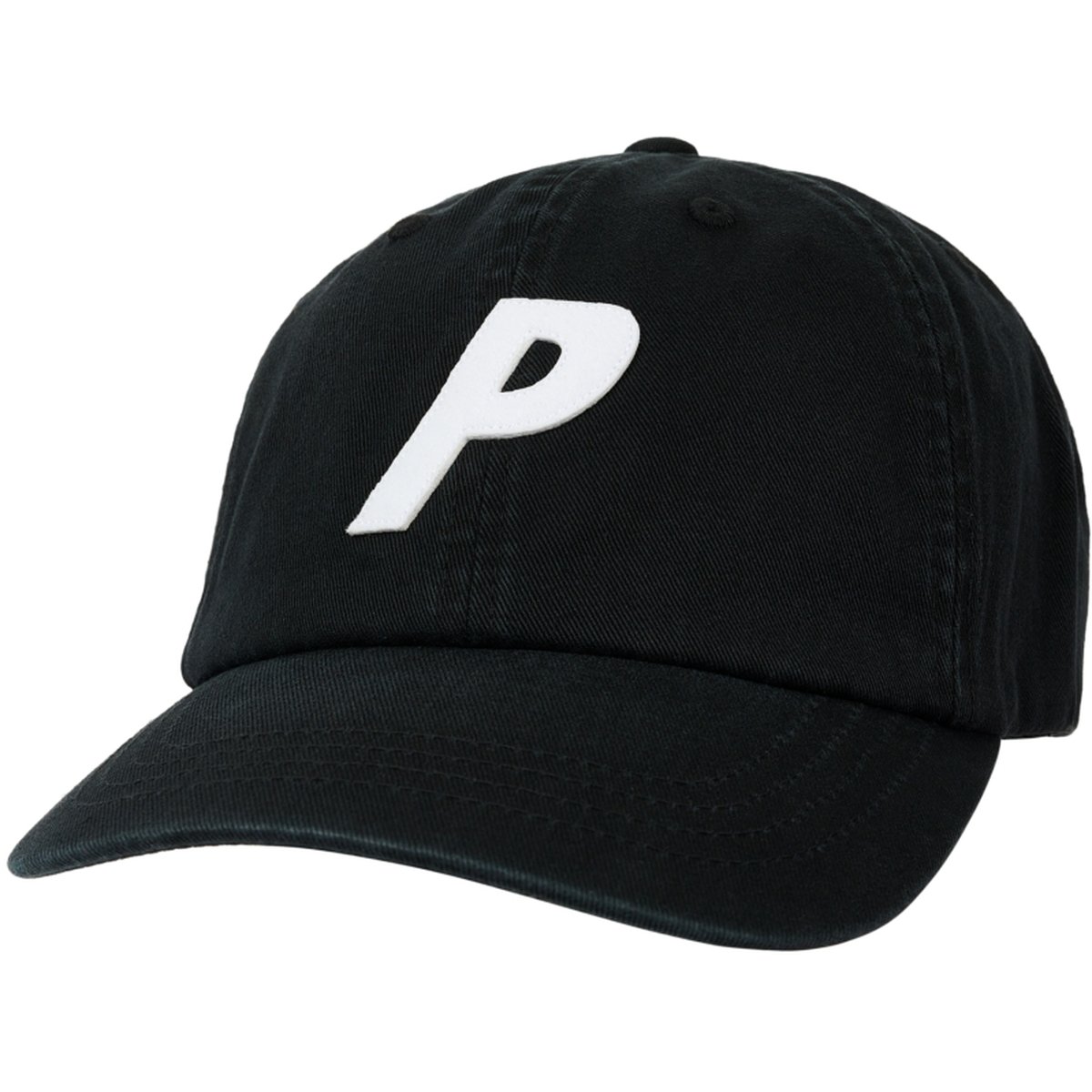 P 6-PANEL BLACK