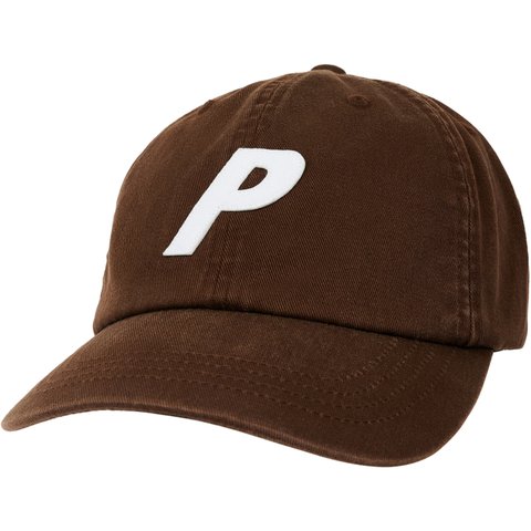 Palace P 6-PANEL BROWN - $48.00