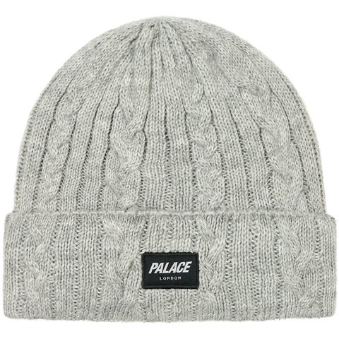 Palace P LINK BEANIE GREY MARL - €42.00