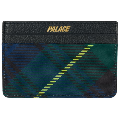 Palace P-LUX CARD HOLDER BLACK WATCH - $88.00