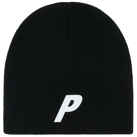 Palace P NEIN CUFF BEANIE BLACK - $42.00