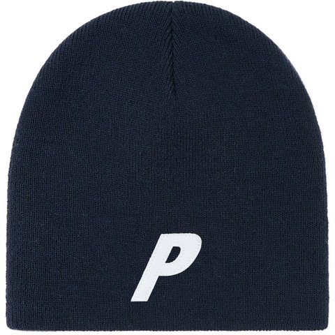 Palace P NEIN CUFF BEANIE NAVY - $42.00