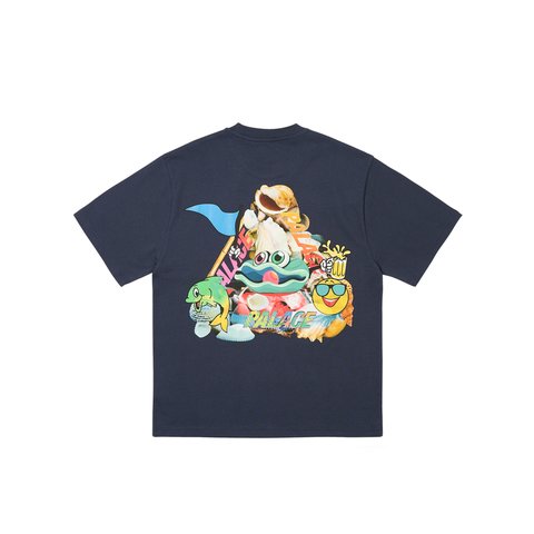 Palace P SEA T-SHIRT NAVY - Colorway