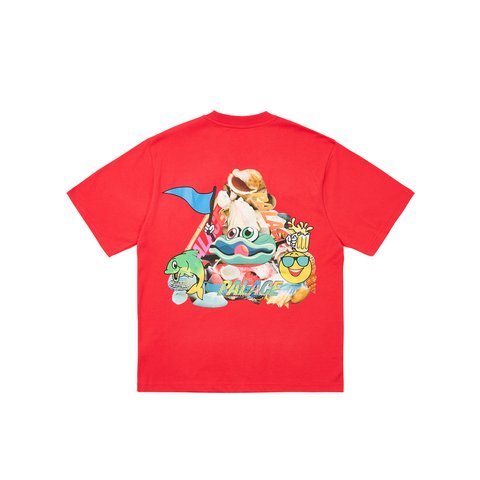 Palace P SEA T-SHIRT TOMATO RED - Colorway