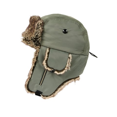Palace P2B REVERSO FUR TROOPER OLIVE - Colorway