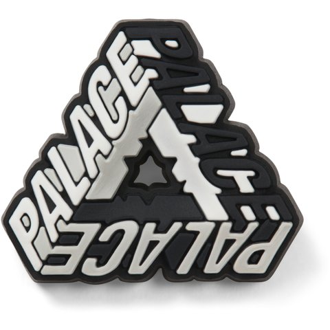 Palace P3 PIN BADGE GREY / BLACK - $8.00