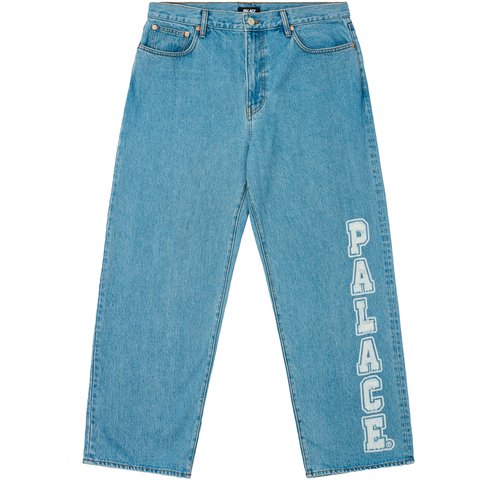Palace P90 COLLEGE STRESS BAGGY JEAN STONE WASH - $188.00