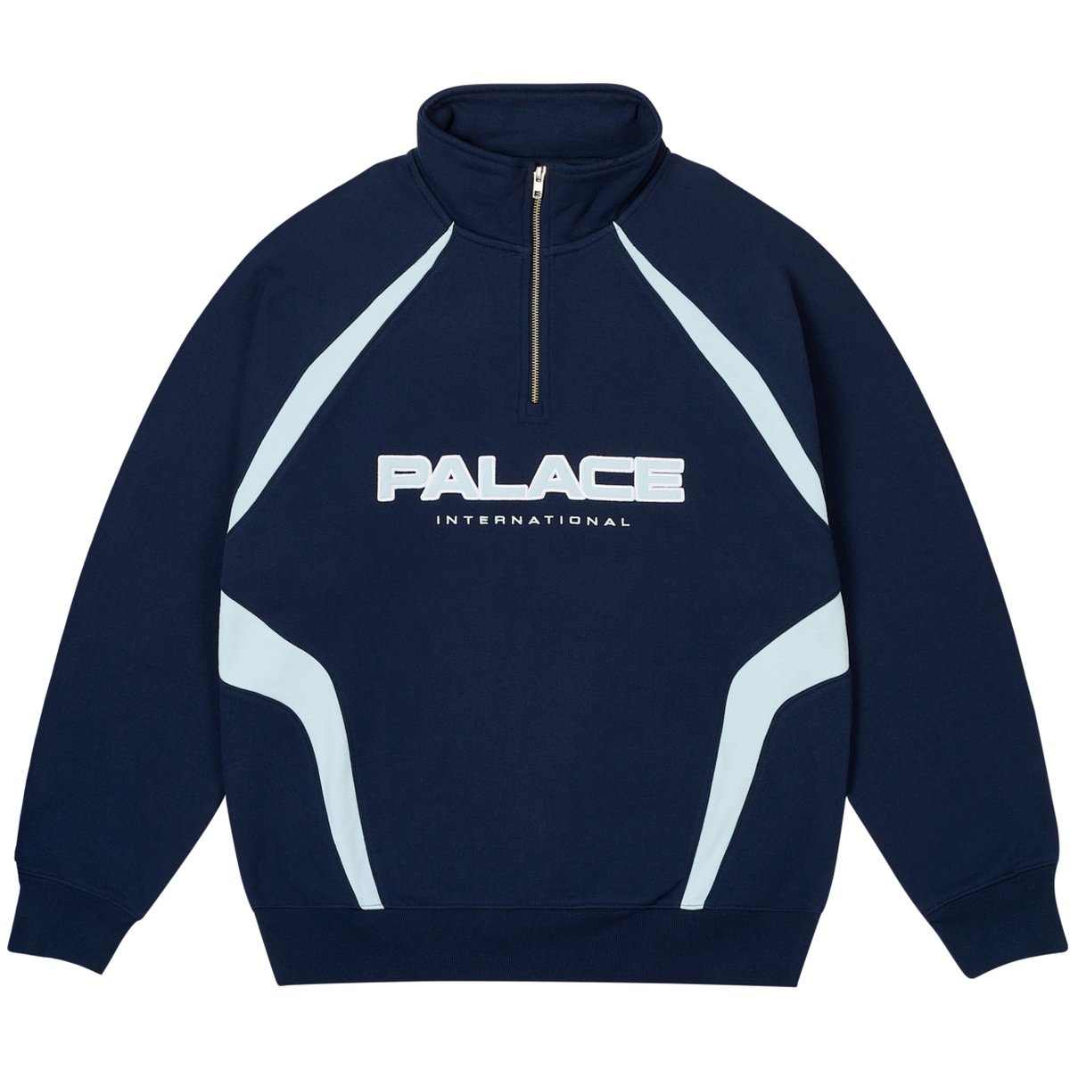 PALACE INTERNATIONAL 1/4 ZIP NAVY