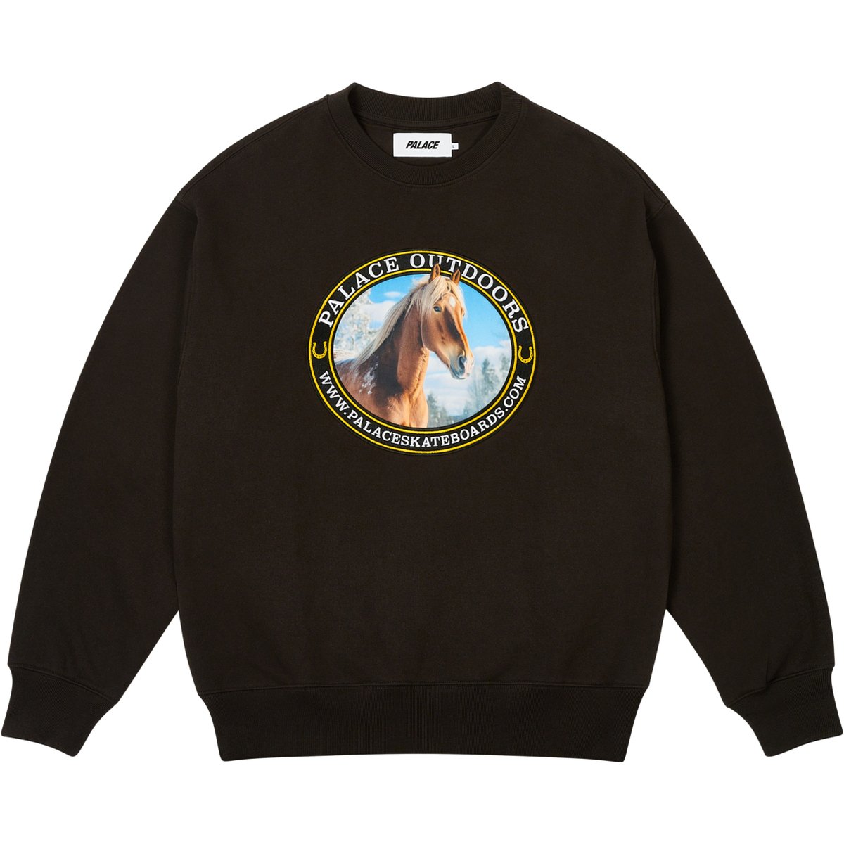 PALACE OUTDOORS CREW BLACK