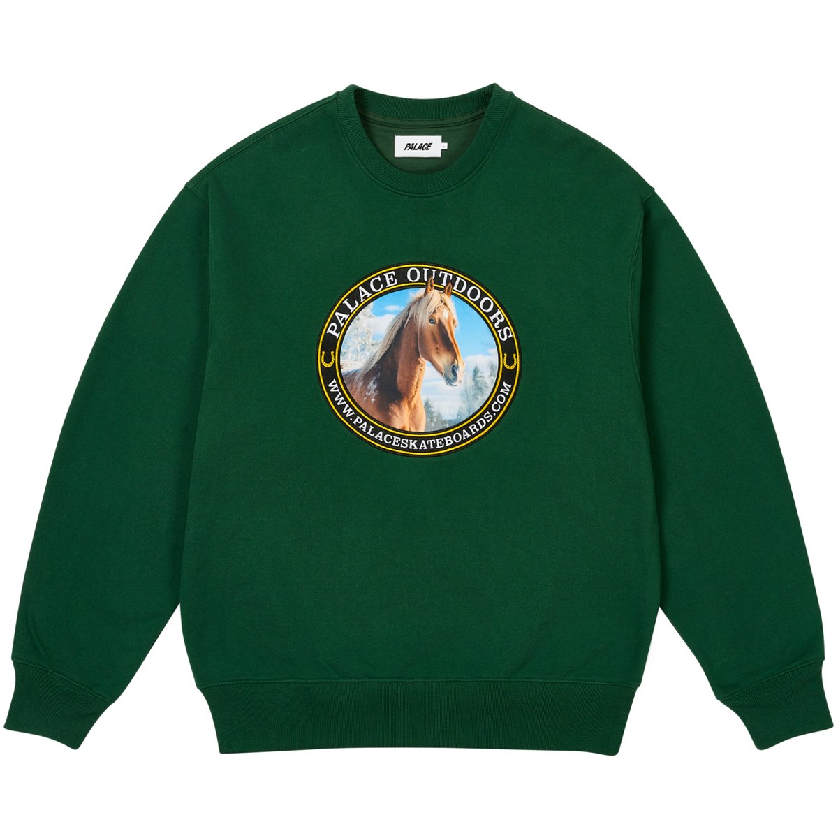 PALACE OUTDOORS CREW RACEY GREEN