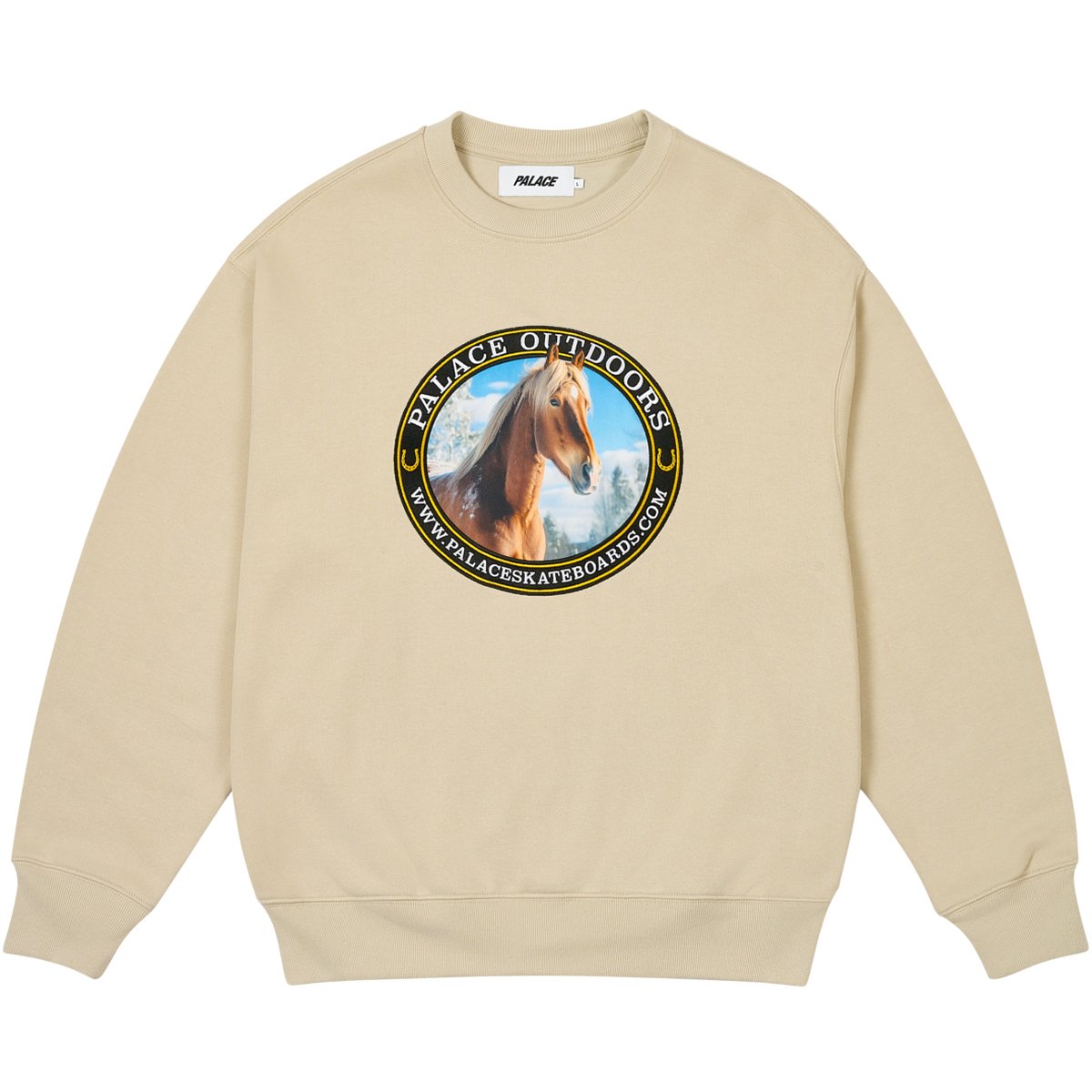 PALACE OUTDOORS CREW STONEY GREY