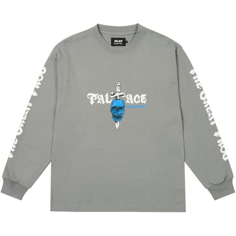 Palace PALACE TGF LONGSLEEVE GREY - $58.00