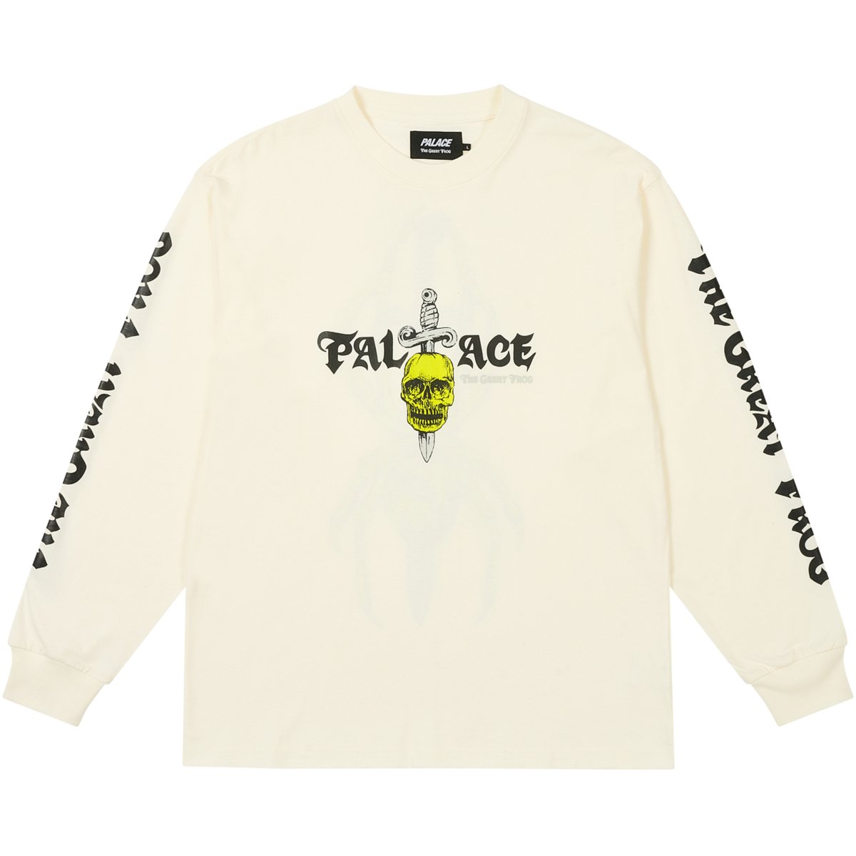 PALACE TGF LONGSLEEVE WHITE