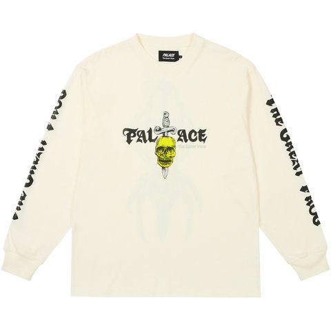 Palace PALACE TGF LONGSLEEVE WHITE - $58.00