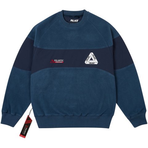 Palace POLARTEC 200 CREW NAVY - $158.00