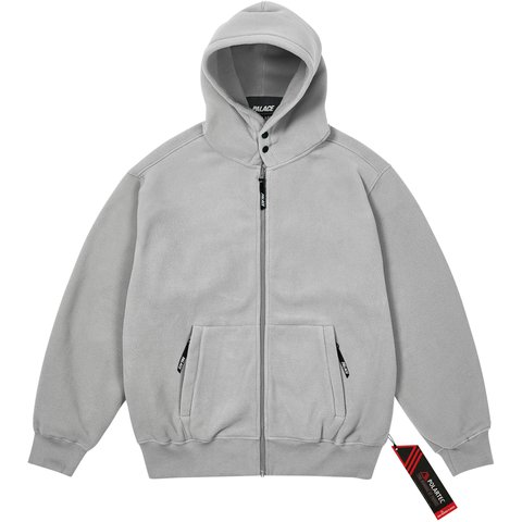 Palace POLARTEC LAZER ZIP HOOD CONCRETE GREY - $198.00