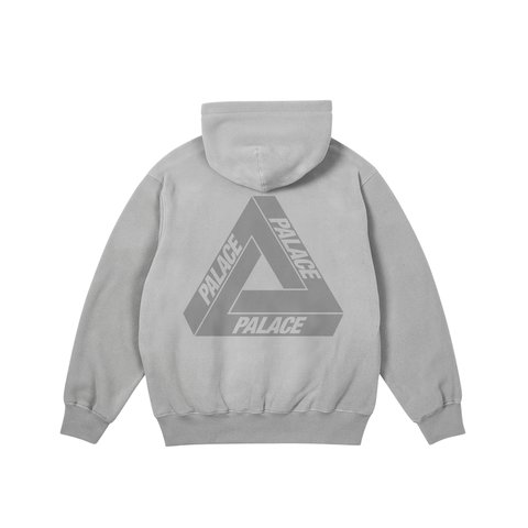 Palace POLARTEC LAZER ZIP HOOD CONCRETE GREY - Colorway