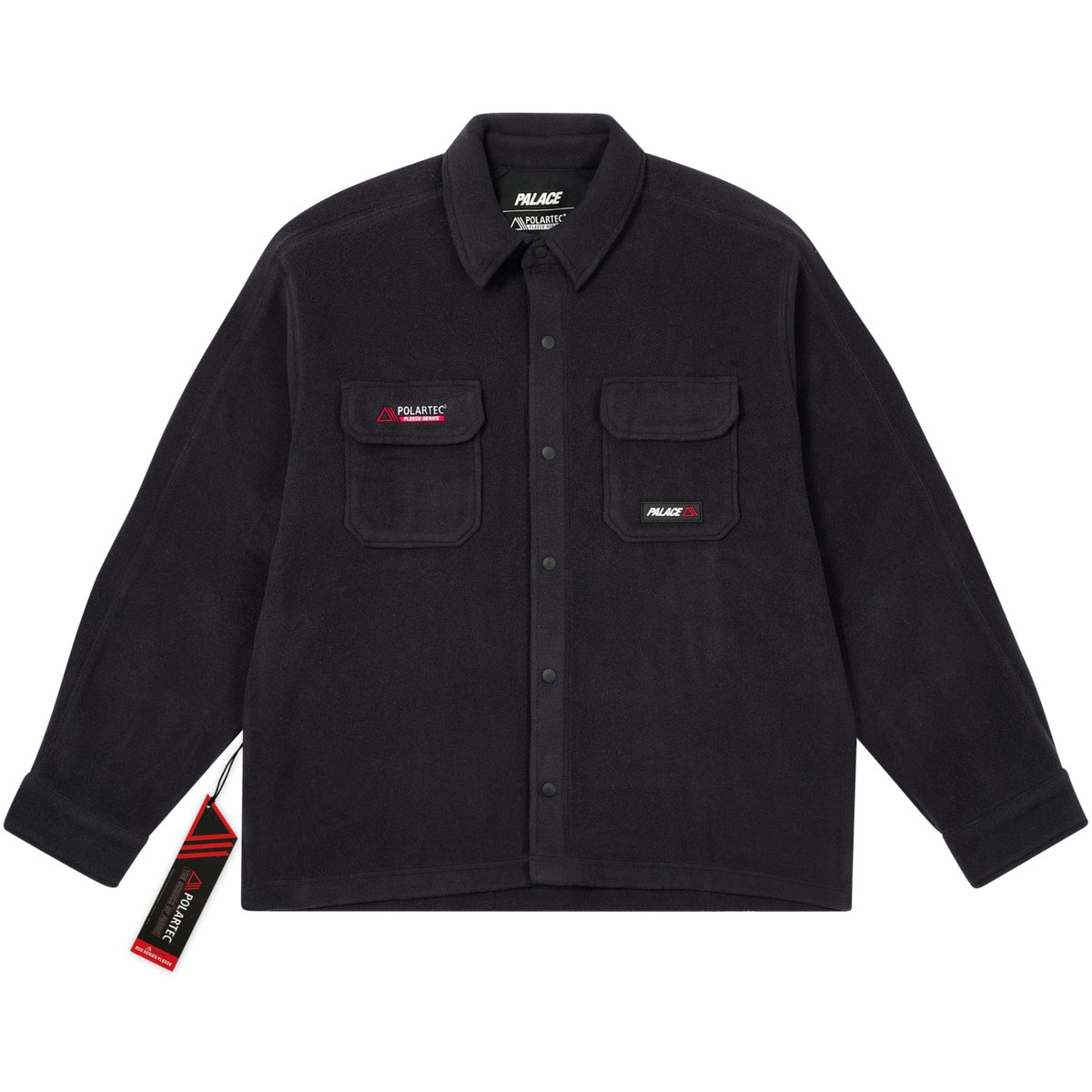 POLARTEC OVERSHIRT BLACK