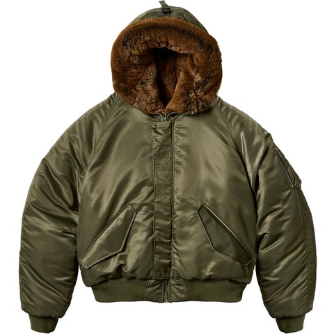 Palace REVERSIBLE YETI PARKA OLIVE