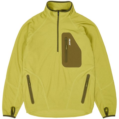 Palace RUN IT 1/2 ZIP THERMAL TRACK JACKET THE DEEP GREEN - $178.00