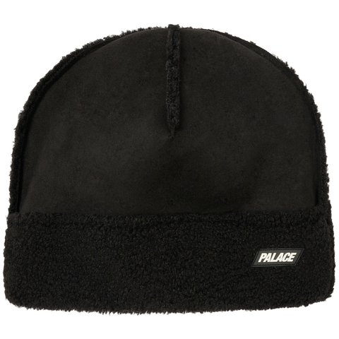 Palace SHEARLING BEANIE BLACK - $52.00