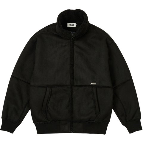 Palace SHERPA FAUX SUEDE FUNNEL BLACK - €238.00